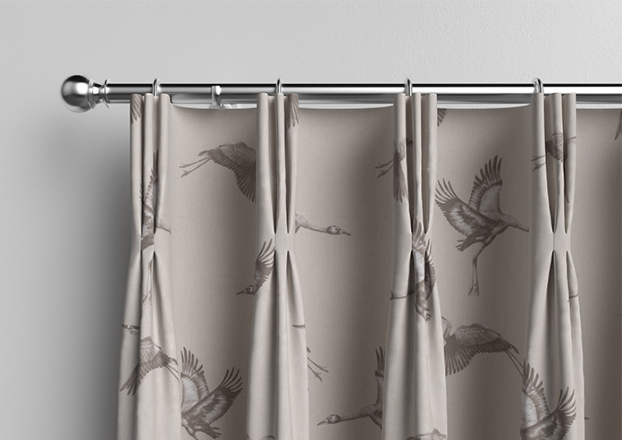 Cranes, Pearl - Made to Measure Curtains - Image 11